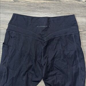 Alphalete Black High-Waisted Leggings